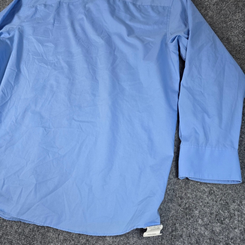 Kenneth Cole Dress Shirt Light‎ Blue Button Down Long Sleeve Menswear - Picture 13 of 13